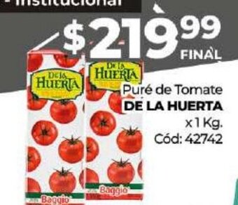 Diarco Puré de Tomate De la Huerta oferta