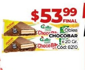 Diarco Oblea Chocobar oferta