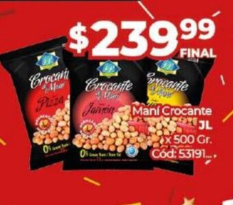 Diarco Maní Crocante JL oferta