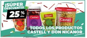 Diarco Todos Los Productos Castell y Don Nicanor oferta
