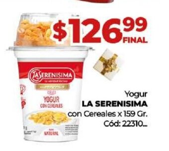Diarco Yogur La Serenisima oferta