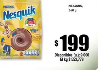 Cooperativa Obrera Nesquik 360g oferta