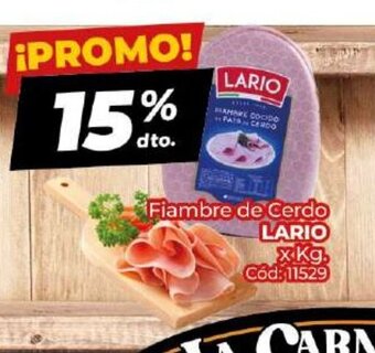 Diarco Fiambre de Cerdo Lario oferta