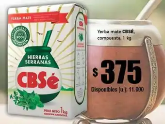 Cooperativa Obrera CBSE Yerba mate compuesta 1kg oferta