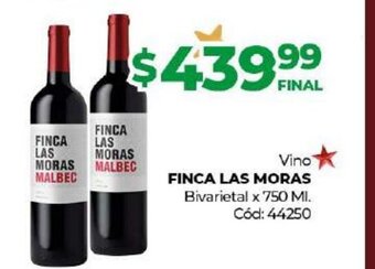Diarco Vino Finca Las Moras oferta