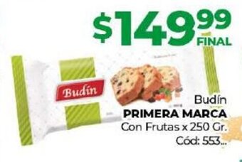 Diarco Budín Primera Marca oferta