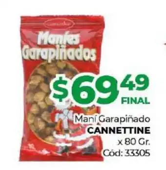 Diarco Maní Garrapiñada Cannettine oferta