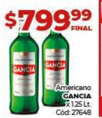 Diarco Americano Gancia oferta
