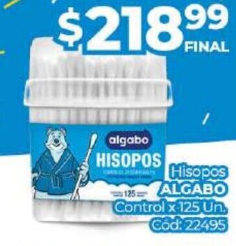 Diarco Hisopos Algabo oferta