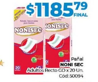 Diarco Pañal Noni Sec oferta