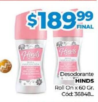 Diarco Desodorante Hinds oferta