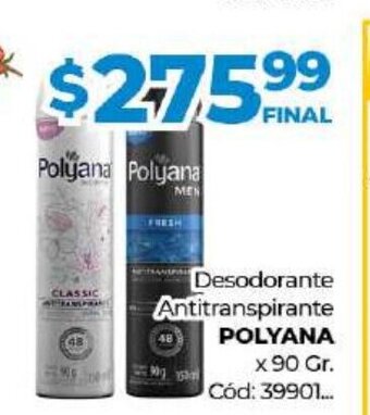 Diarco Desodorante Antitranspirante Polyana oferta