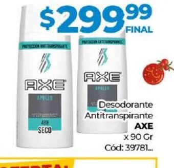 Diarco Desodorante Antitranspirante Axe oferta