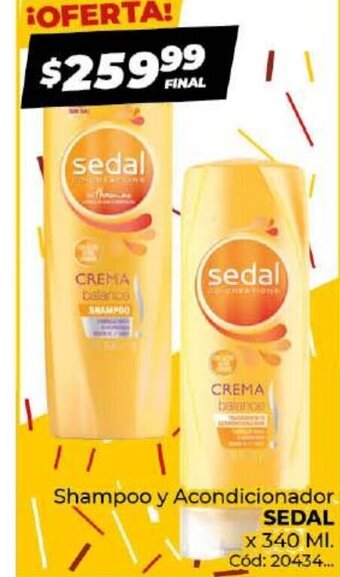 Diarco Shampoo Y Acondicionador Sedal oferta