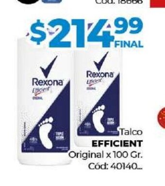 Diarco Talco Efficient oferta