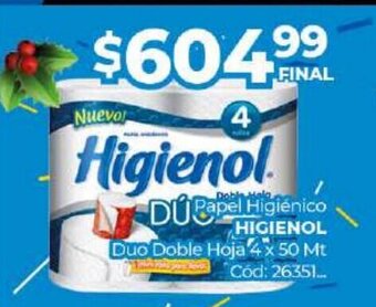 Diarco Papel Higiénico Higienol oferta