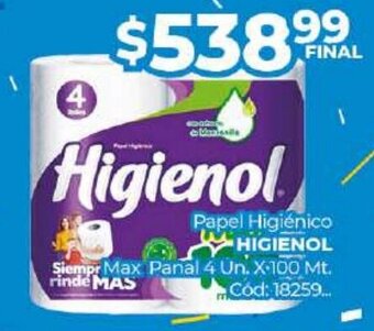 Diarco Papel Higiénico Higienol oferta