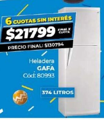 Diarco Heladera Gafa oferta