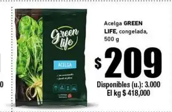 Cooperativa Obrera Green Life Acelga congelada 500g oferta