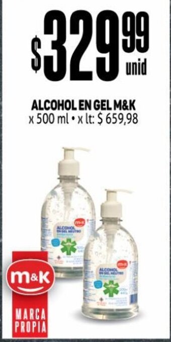Makro Alcohol en Gel M&K oferta
