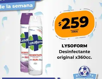 Supermayorista Vital Lysoform Desinfectante original x 360 cc oferta