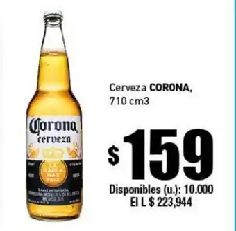 Cooperativa Obrera Corona Cerveza 710 cm3 oferta