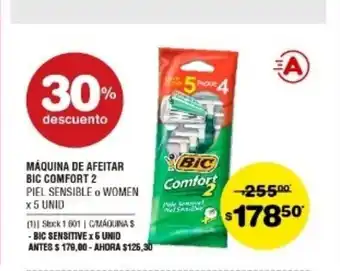 Atomo Conviene Máquina De Afeitar BIC Comfort 2 x 5unid oferta