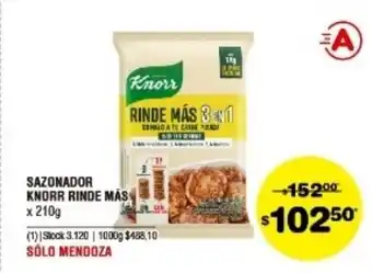 Atomo Conviene Knorr Rinde Más Sazonador x 210g oferta