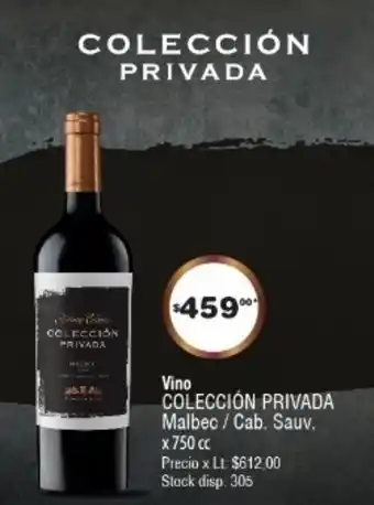 Atomo Conviene Colección Privada Vino Malbec/Cab.Sauv x 750cc oferta