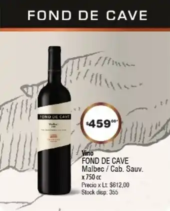 Atomo Conviene Fond De Cave Vino Malbec/Cab.Sauv x 750cc oferta