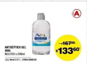 Atomo Conviene Aval Antisèptico Gel x 200ml oferta