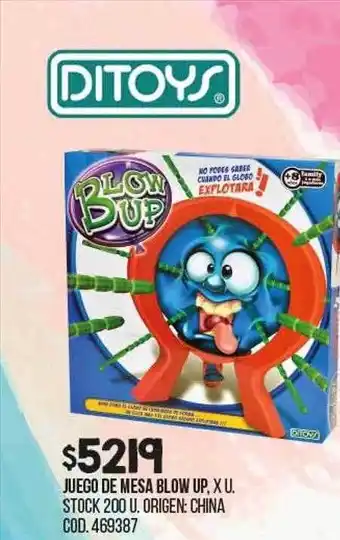 Coto Juego de mesa blow up oferta