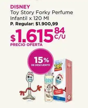 Disney toy story forky perfume infantil 15% de descuento