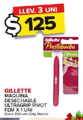 Carrefour Maxi Máquina de afeitar gillette oferta