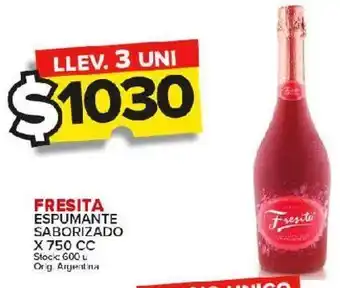 Carrefour Maxi Espumante fresita 750cc oferta