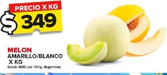 Carrefour Maxi Melón amarillo / blanco kg oferta