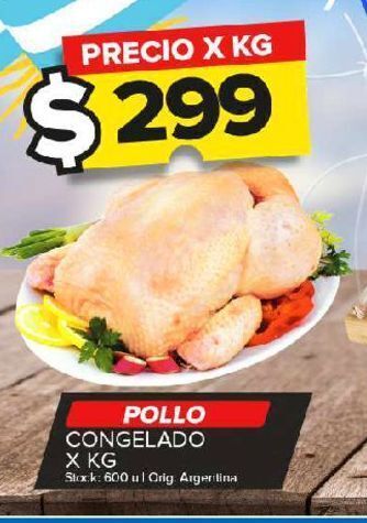Carrefour Maxi Pollo congelado kg oferta