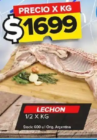 Carrefour Maxi Lechón 1/2 kg oferta