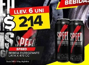 Carrefour Maxi Bebida energética speed 473cc oferta
