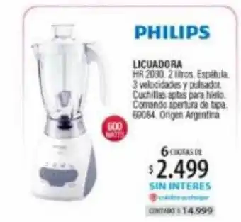 Authogar Philips licuadora oferta