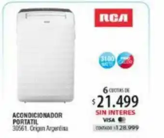 Acondicionador portatil rca