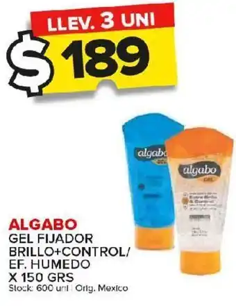 Carrefour Maxi Gel fijador algabo 150g oferta