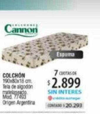 Authogar Colchón cannon oferta