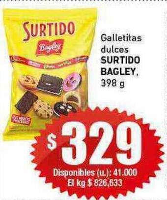 Cooperativa Obrera Galletitas dulces surtido bagley oferta