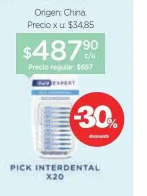 Farmacity Pick interdental -30% descuento oferta