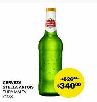 Atomo Conviene Cerveza stella artois pura malta oferta