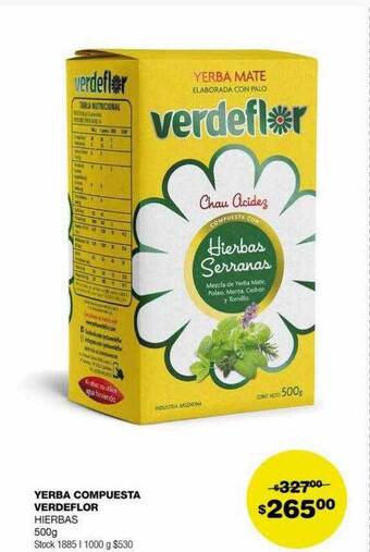 Atomo Conviene Yerba compuesta verdeflor hierbas oferta