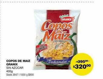 Atomo Conviene Copos de maiz granix sin azúcar oferta