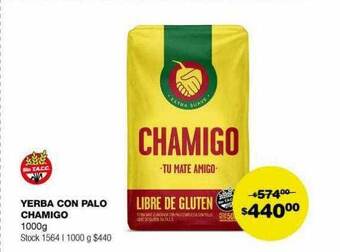 Atomo Conviene Yerba con palo chamigo oferta