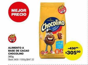 Atomo Conviene Alimento a base de cacao chocolino oferta